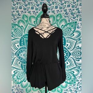American Eagle Size S black romper (Soft & Sexy era)
